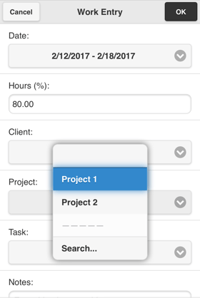 select projects